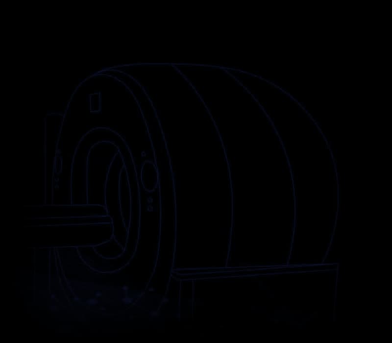 MRI scanner line drawing